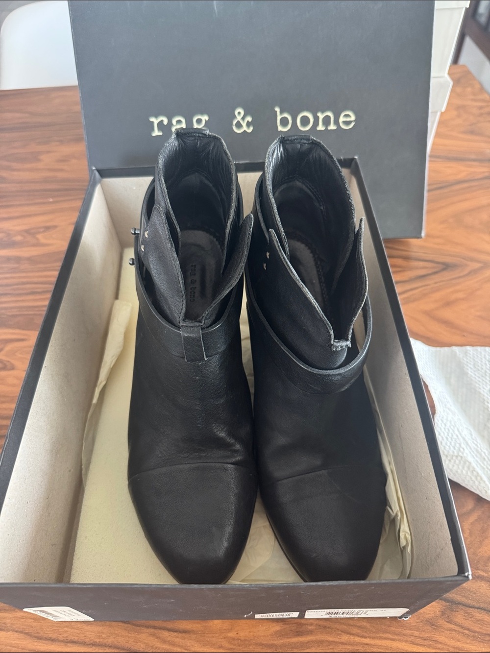 rag & bone Harrow Boot Black Leather